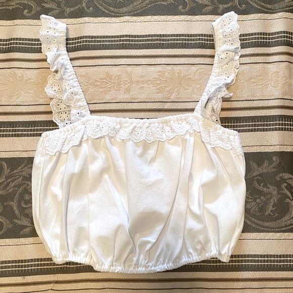 Forever 21 cotton/spandex crop top size M NWT - Picture 1 of 3